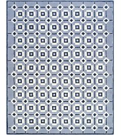 Meredies Rug by Livabliss Blue/White Meredies Rug by Livabliss Blue/White