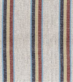Meridian Stripe Fabric by Ian Mankin Mixed Meridian Stripe Fabric by Ian Mankin Mixed
