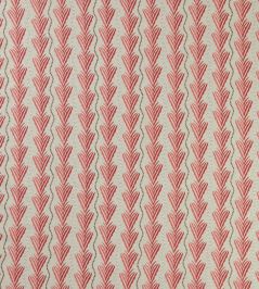 Meridor Fabric by Nina Campbell Red/Pink Meridor Fabric by Nina Campbell Red/Pink
