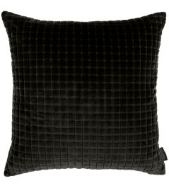 Merlon Cushion 50 x 50cm by Kirkby Design Jet Black Merlon Cushion 50 x 50cm by Kirkby Design Jet Black