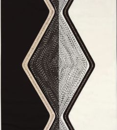 Mesa Fabric by Casamance Noir Mesa Fabric by Casamance Noir