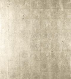 Metal Leaf Wallpaper by Thibaut Metallic Pewter Metal Leaf Wallpaper by Thibaut Metallic Pewter