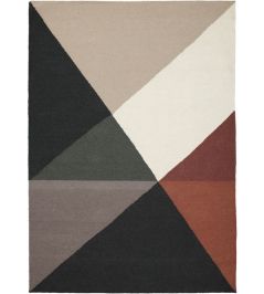 Metri Rug by Linie Design Rust Metri Rug by Linie Design Rust