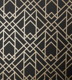 Metro Wallpaper by 1838 Wallcoverings Jet Metro Wallpaper by 1838 Wallcoverings Jet