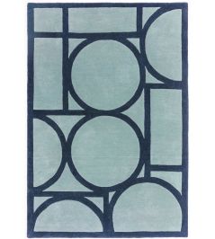 Metro Rug by Asiatic Blue Metro Rug by Asiatic Blue