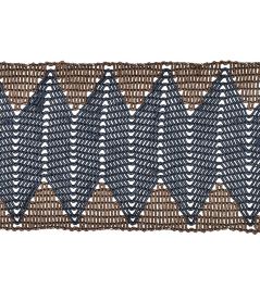 Mexico Guipure Braid 60mm Trimming by Houles Navy Mexico Guipure Braid 60mm Trimming by Houles Navy