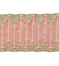 Mexico Guipure Braid 60mm Trimming by Houles Rose Mexico Guipure Braid 60mm Trimming by Houles Rose