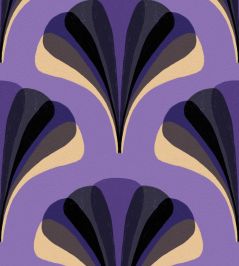Mezzelune Wallpaper by MINDTHEGAP Melanzane Mezzelune Wallpaper by MINDTHEGAP Melanzane