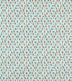 Mickey & Minnie Fabric by Sanderson Bonbon Blue Mickey & Minnie Fabric by Sanderson Bonbon Blue