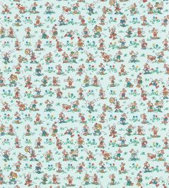 Mickey & Minnie Wallpaper by Sanderson Bonbon Blue Mickey & Minnie Wallpaper by Sanderson Bonbon Blue