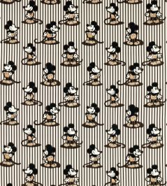 Mickey Stripe Fabric by Sanderson Humbug Mickey Stripe Fabric by Sanderson Humbug