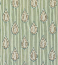 Midhurst Fabric by Titley and Marr Aqua, Opal & Flax Midhurst Fabric by Titley and Marr Aqua, Opal & Flax