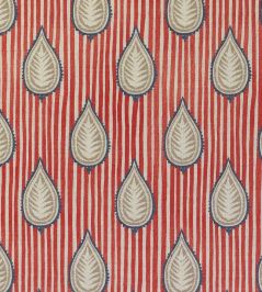 Midhurst Fabric by Titley and Marr Navy, Red & Dove Midhurst Fabric by Titley and Marr Navy, Red & Dove