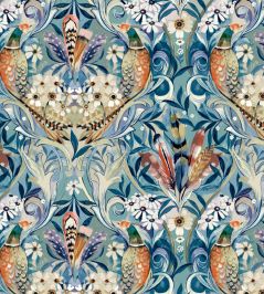 Midi Rostherne Fabric by Arley House Sky Midi Rostherne Fabric by Arley House Sky