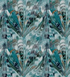 Midi Rutland Fabric by Arley House Teal Midi Rutland Fabric by Arley House Teal