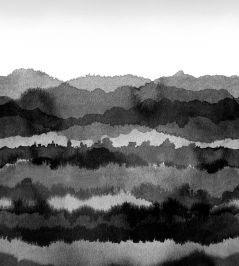 Midnatt Mural by Sandberg Dark Grey Midnatt Mural by Sandberg Dark Grey