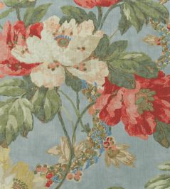 Peony Fabric by Andrew Martin Summer Sky Peony Fabric by Andrew Martin Summer Sky