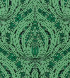 Mildmay Wallpaper by Sanderson Goblin Green Mildmay Wallpaper by Sanderson Goblin Green