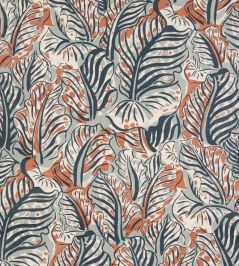 Mille Feuilles Fabric by Christopher Farr Cloth Terracotta Mille Feuilles Fabric by Christopher Farr Cloth Terracotta