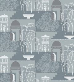 Mimi Wallpaper by Borastapeter Blue Mimi Wallpaper by Borastapeter Blue
