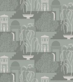 Mimi Wallpaper by Borastapeter Green Mimi Wallpaper by Borastapeter Green