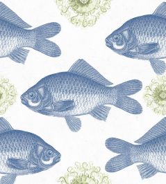 Fish Wallpaper by MINDTHEGAP Blue Fish Wallpaper by MINDTHEGAP Blue