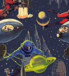 Intergalactic Wallpaper by MINDTHEGAP Blue Intergalactic Wallpaper by MINDTHEGAP Blue