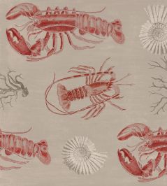 Lobster Wallpaper by MINDTHEGAP Taupe Lobster Wallpaper by MINDTHEGAP Taupe