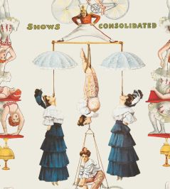 The Great Show Wallpaper by MINDTHEGAP Beige The Great Show Wallpaper by MINDTHEGAP Beige