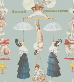 The Great Show Wallpaper by MINDTHEGAP Blue The Great Show Wallpaper by MINDTHEGAP Blue