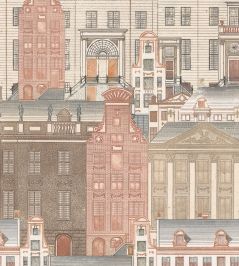 Amsterdam Wallpaper by MINDTHEGAP Brown,Red,Taupe Amsterdam Wallpaper by MINDTHEGAP Brown,Red,Taupe
