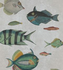 Poissons Wallpaper by MINDTHEGAP Grey Poissons Wallpaper by MINDTHEGAP Grey