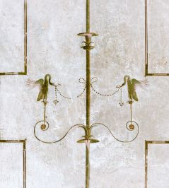 The Swan Wallpaper by MINDTHEGAP Taupe,Yellow The Swan Wallpaper by MINDTHEGAP Taupe,Yellow
