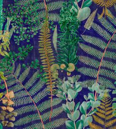 Green Sanctuary Wallpaper by MINDTHEGAP Anthracite Green Sanctuary Wallpaper by MINDTHEGAP Anthracite