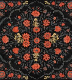 Hindu Bloom Wallpaper by MINDTHEGAP Anthracite Hindu Bloom Wallpaper by MINDTHEGAP Anthracite