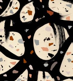 Terrazzo Wallpaper by MINDTHEGAP Black, Brown, Grey Terrazzo Wallpaper by MINDTHEGAP Black, Brown, Grey