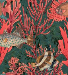 The Undersea Wallpaper by MINDTHEGAP Brown, Grey, Pink The Undersea Wallpaper by MINDTHEGAP Brown, Grey, Pink