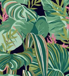 Tropical Foliage Wallpaper by MINDTHEGAP Anthracite Tropical Foliage Wallpaper by MINDTHEGAP Anthracite