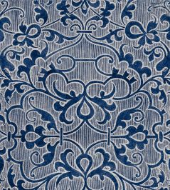 Deco Trellis Wallpaper by MINDTHEGAP Indigo Deco Trellis Wallpaper by MINDTHEGAP Indigo