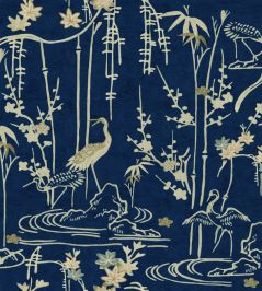 Kyoto Wallpaper by MINDTHEGAP Indigo Kyoto Wallpaper by MINDTHEGAP Indigo