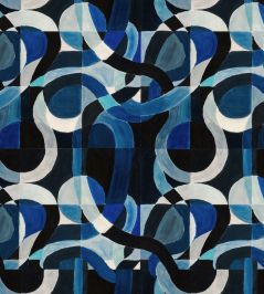 Labyrinthine Wallpaper by MINDTHEGAP Indigo Labyrinthine Wallpaper by MINDTHEGAP Indigo