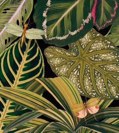Amazonia Fabric by MINDTHEGAP Green Amazonia Fabric by MINDTHEGAP Green