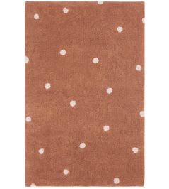 Mini Dot Rug by Lorena Canals Chestnut Mini Dot Rug by Lorena Canals Chestnut
