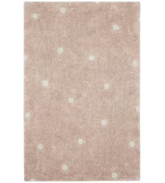 Mini Dot Rug by Lorena Canals Rose Mini Dot Rug by Lorena Canals Rose