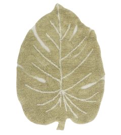 Mini Monstera Olive Rug by Lorena Canals Olive/Natural Mini Monstera Olive Rug by Lorena Canals Olive/Natural