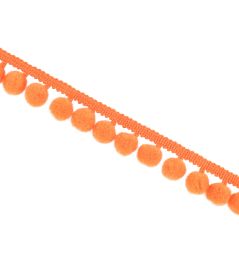 Mini Pom Braid Trimming by Villa Nova Pumpkin Mini Pom Braid Trimming by Villa Nova Pumpkin