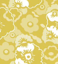 Alice Wallpaper by Mini Moderns Mustard Alice Wallpaper by Mini Moderns Mustard