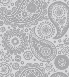Paisley Crescent Wallpaper by Mini Moderns Concrete Paisley Crescent Wallpaper by Mini Moderns Concrete