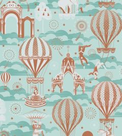 Pleasure Gardens Wallpaper by Mini Moderns Pale Verdigris Pleasure Gardens Wallpaper by Mini Moderns Pale Verdigris
