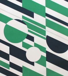 P.L.U.T.O Wallpaper by Mini Moderns Coach Emerald & Silver P.L.U.T.O Wallpaper by Mini Moderns Coach Emerald & Silver